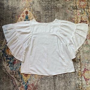 GAP Flutter Sleeve Top
